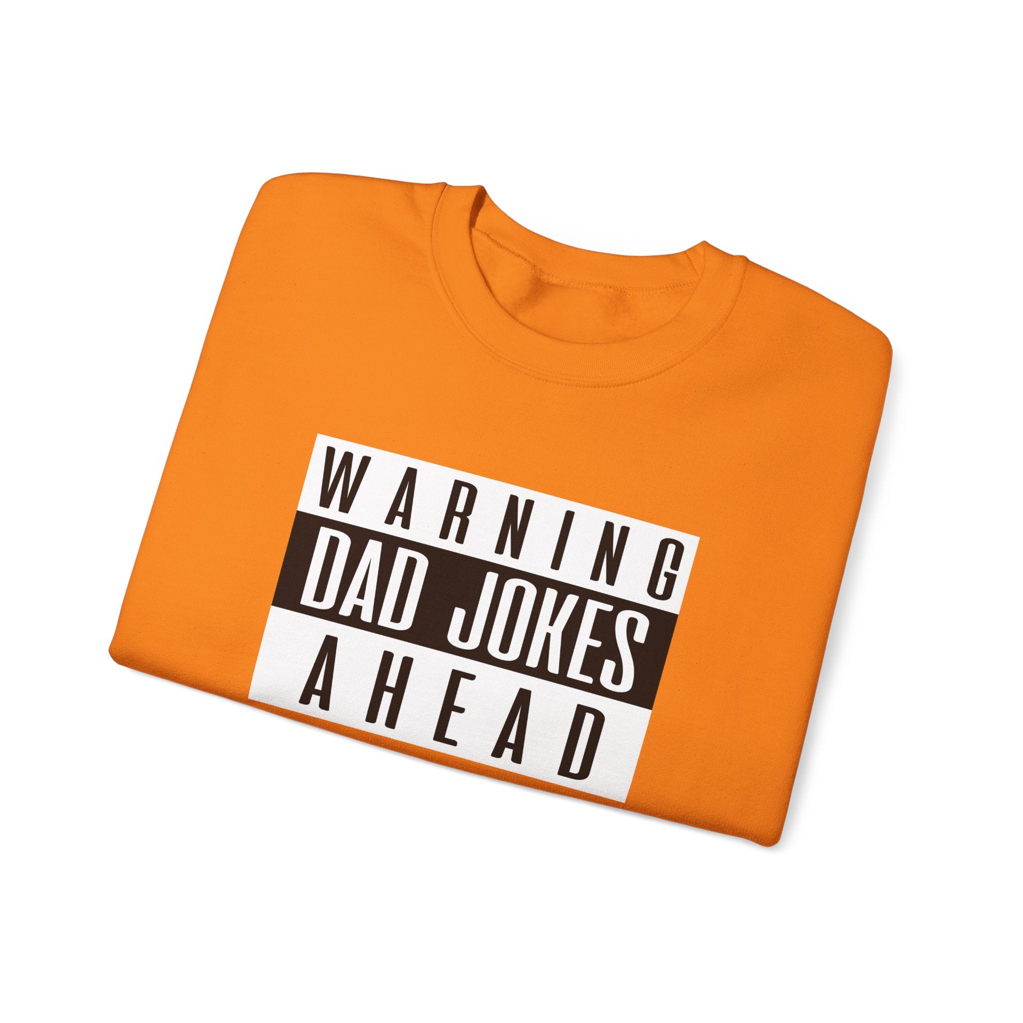 Warning Dad Jokes Ahead Men's Sweatshirt