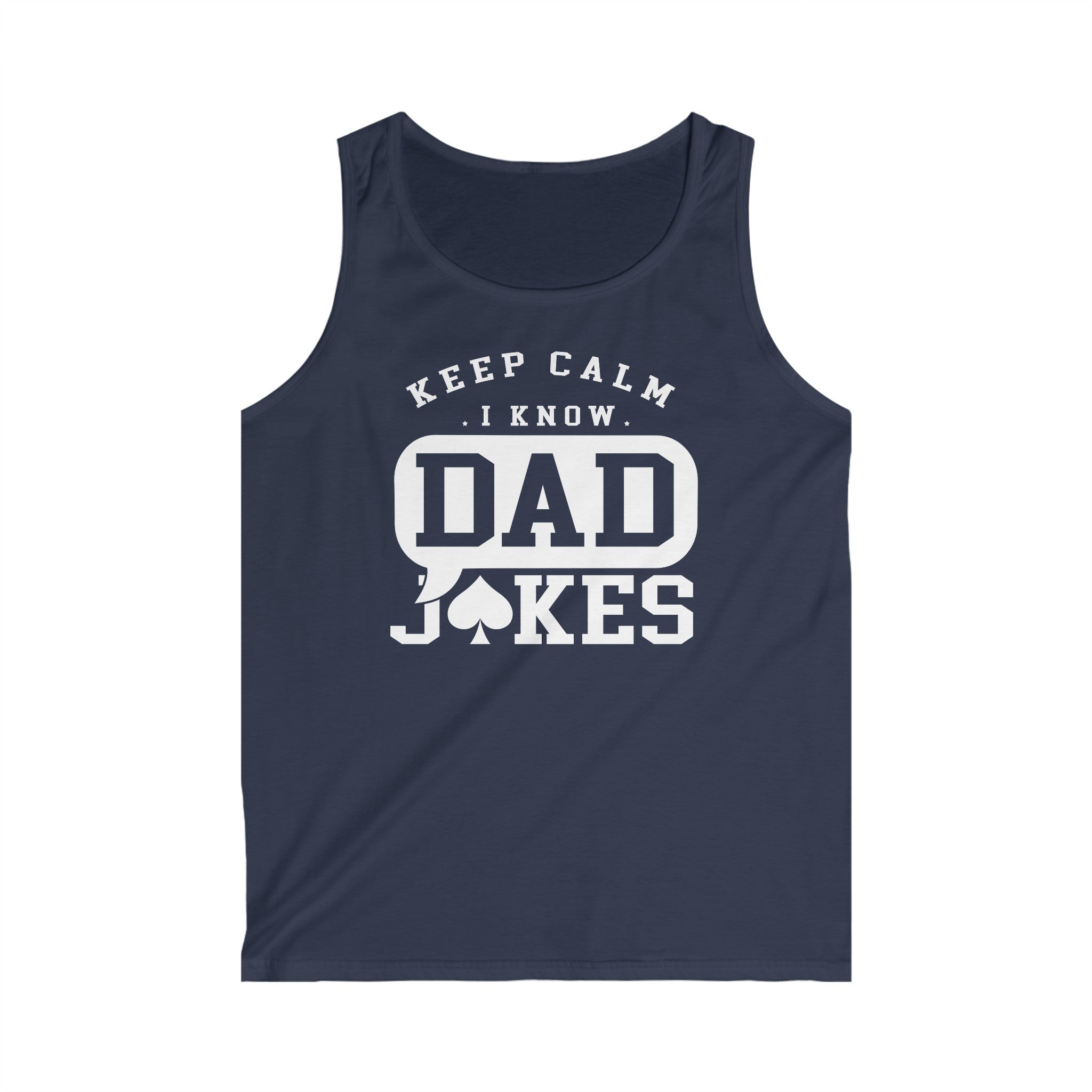 Keep Calm I Know Dad Jokes Men's Tank Top