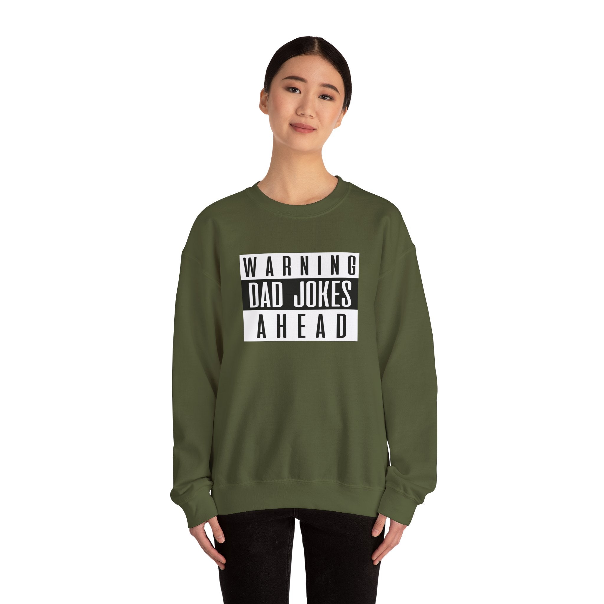 Warning Dad Jokes Ahead Men's Sweatshirt