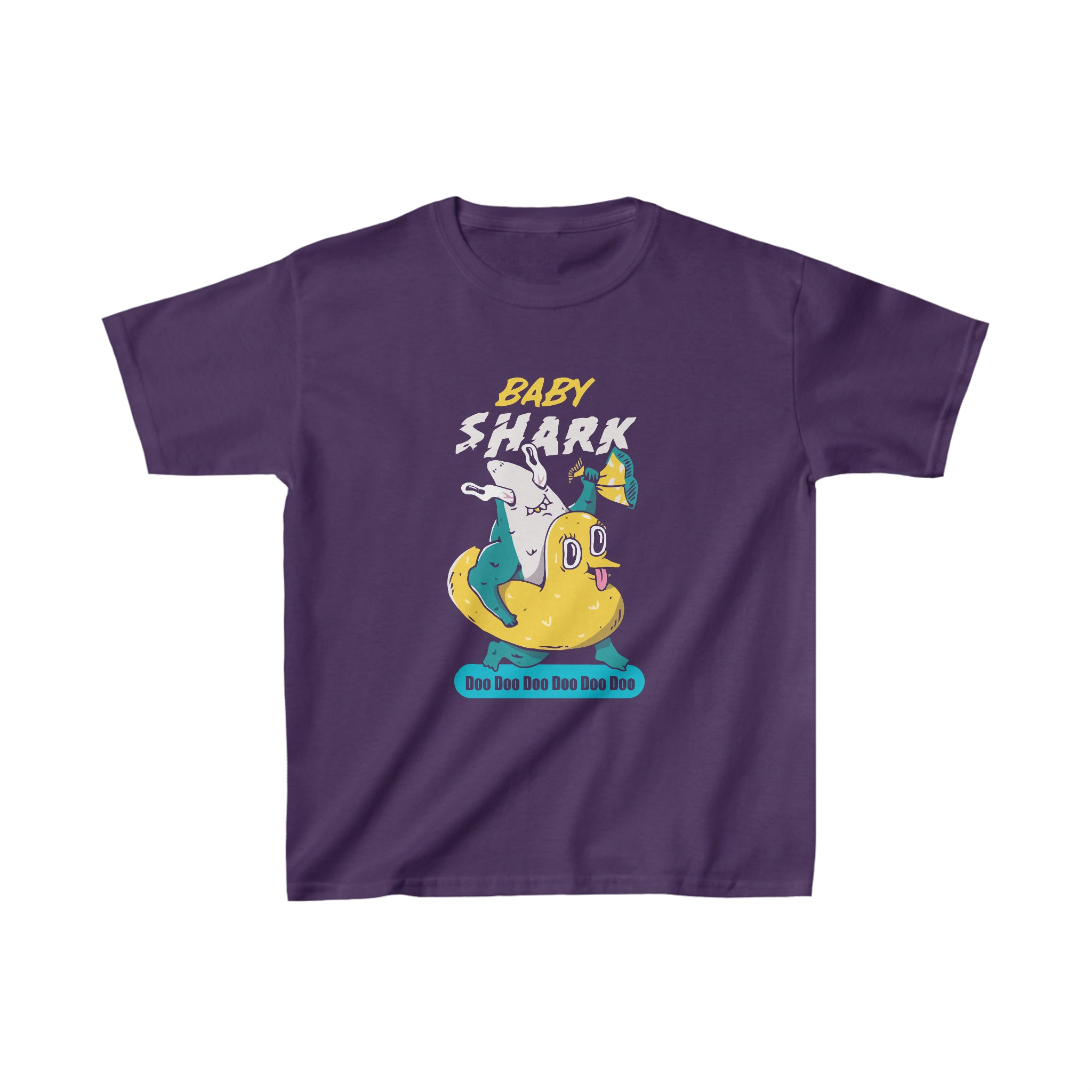 Shark On Duck Kids T-Shirt