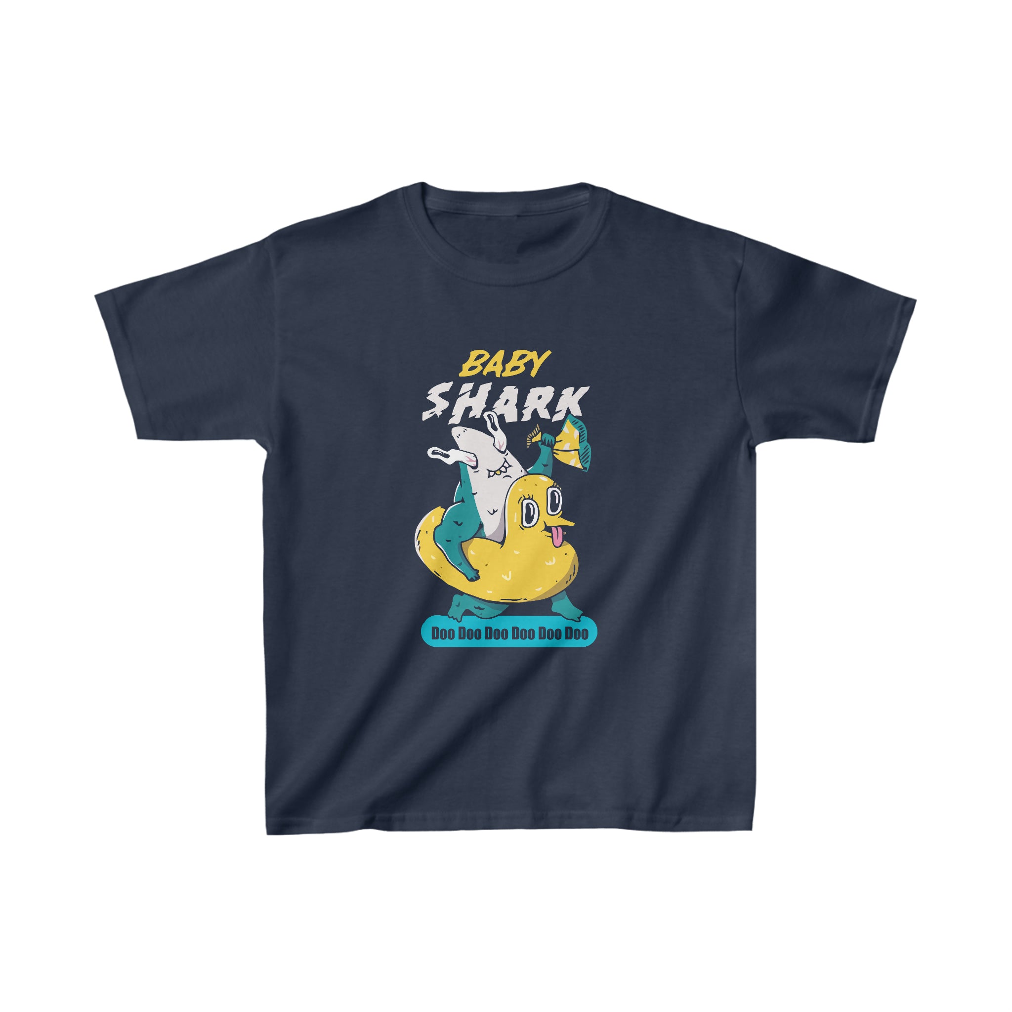 Shark On Duck Kids T-Shirt