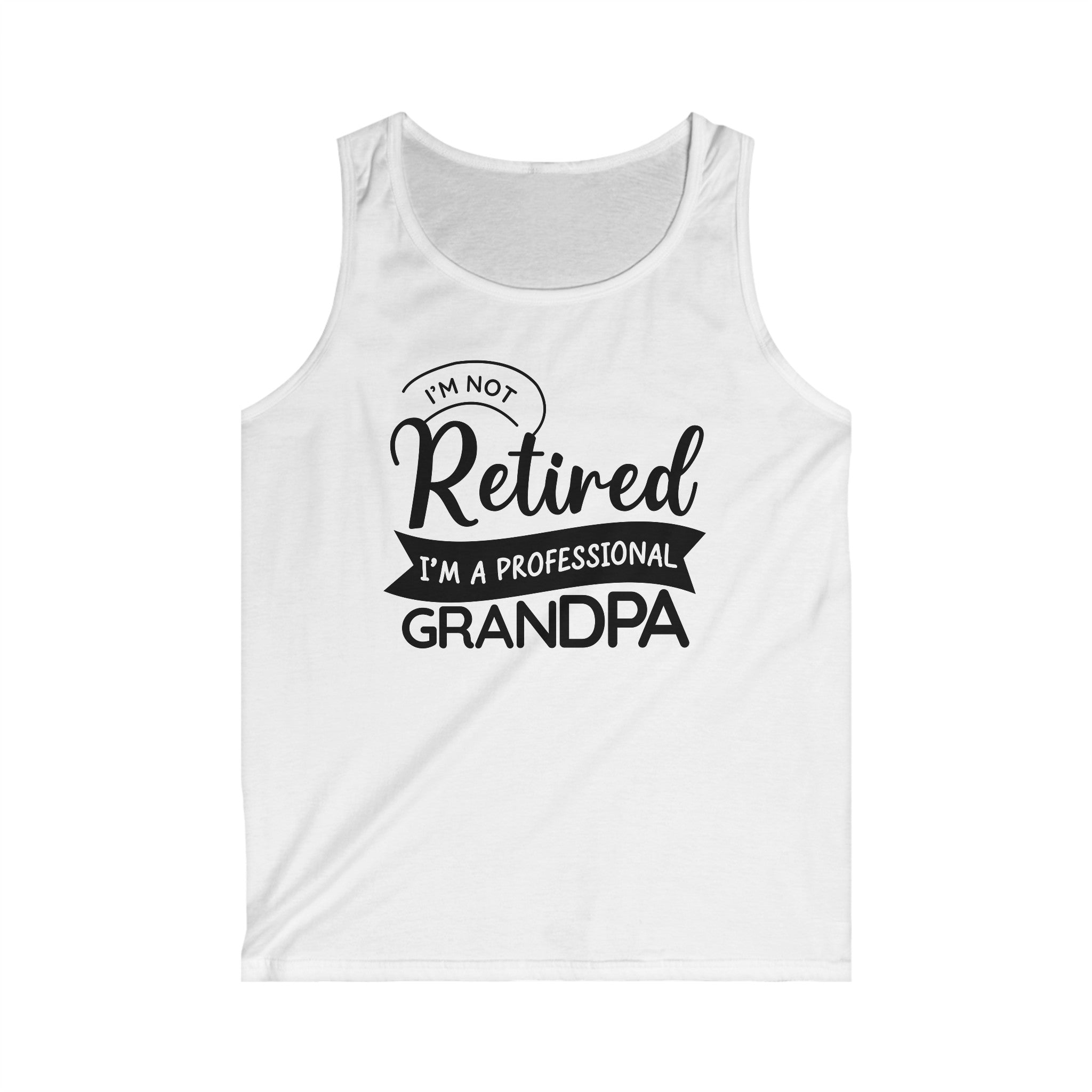 I'm Not Retired I'm A Professional Grandpa Men's Tank Top