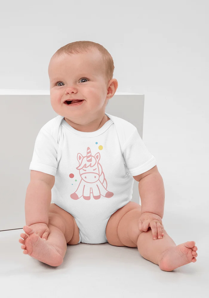 Personalised Organic Baby Bodysuit