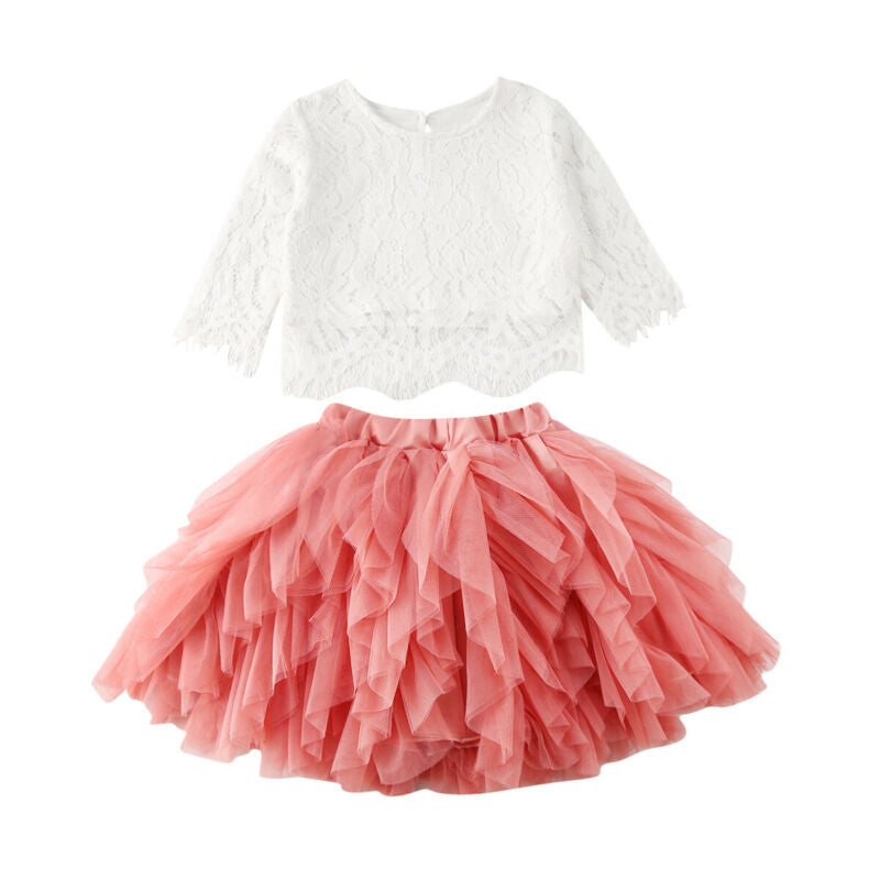 Tutu Lace Skirt Set