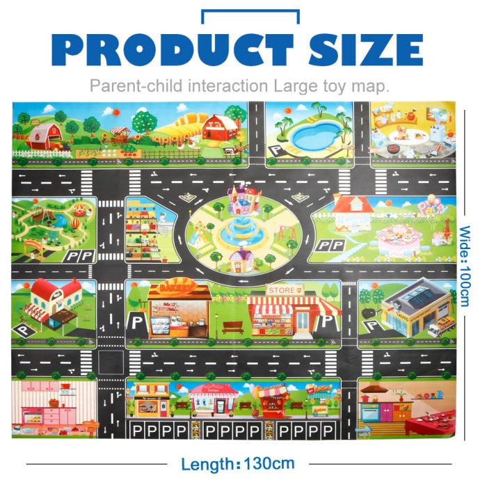 Car Road Play Mat